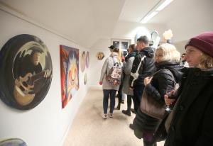BOR ŠPAREMBLEK RAZSTAVA V GALERIJI KRPAN 14 FOTO LJUBO VUKELIČ